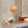 Artichoke Style Pinecone Pendant Light Modern LED Danish Design for Living Room Kitchen Home Decor Aluminum Hanging Chandelier 3