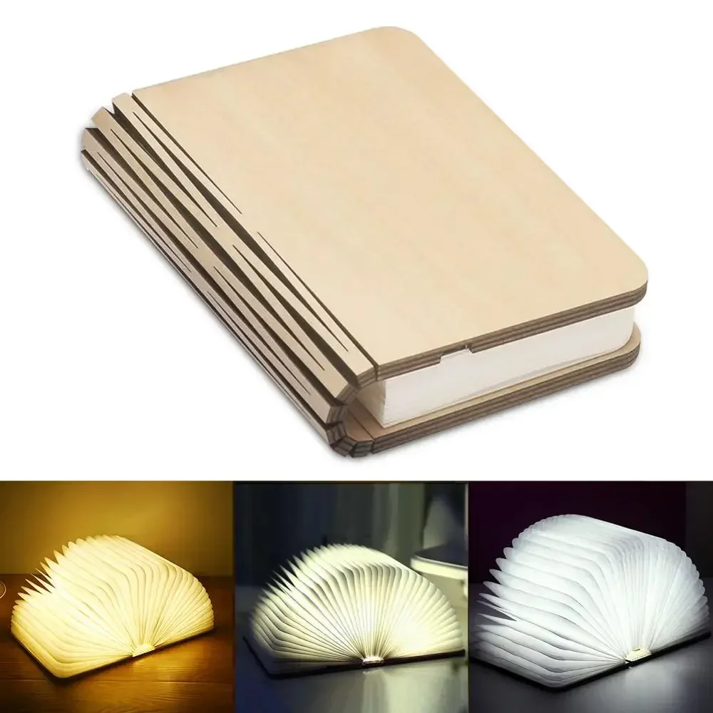 Vilygret 3 Colors Rechargeable Book Folding Lamp, Book Lights, Book - View #7