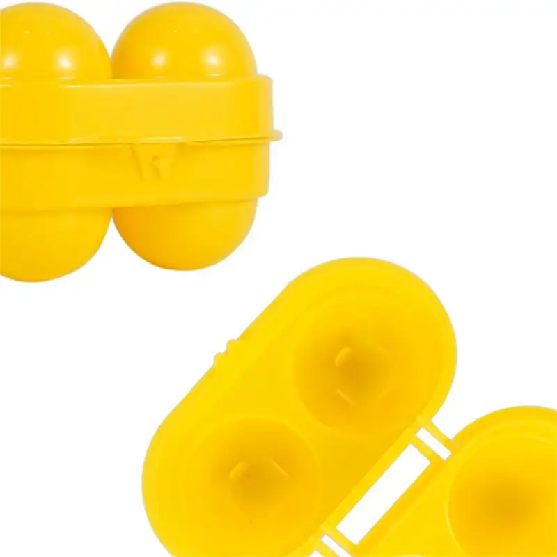 2 Grids Egg Storage Box Portable Outdoor Camping Picnic Egg Box Kitchen Refrigerator Egg Holder Container Organizer Case 2