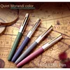 616S Hero Morandi Dark Pointed Pen Student Adult Office Writing and Writing Practice Writing Ink Pen Replacement Ink Bag 4