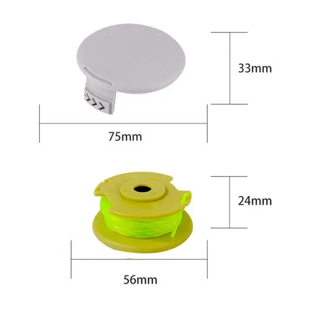 Gyomi Evő Húrok Nagy Szilárdságú Vágó Fű Trimmer Vonal Orsó Burkolata A Ryobi 18V/24V/40V/Ry40204/Ry40220/Zrp2080/One Plus++ -Hoz. - Image 6