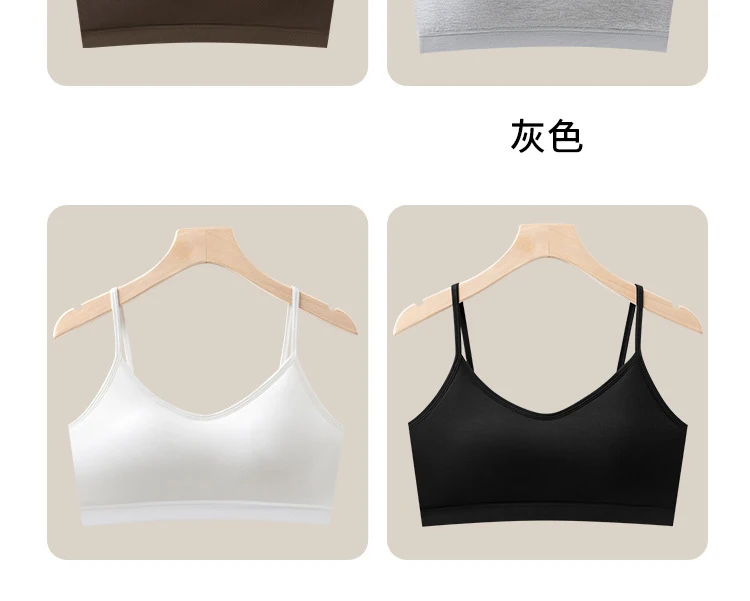 1pcs Ice Silk Seamless Sport Bra Gather Prevent Sagging Underwear No Steel Ring Comfortable Large Size Bra Sexy Vest Bralette