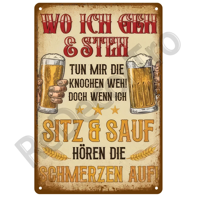 Vintage Home Decor Whiskey Metall Zeichen Plakette Pub Retro Alkohol Zinn Zeichen Bier Wand Kunst Für Bar Pub Club Mann Höhle dekorative Platte – Detail 29