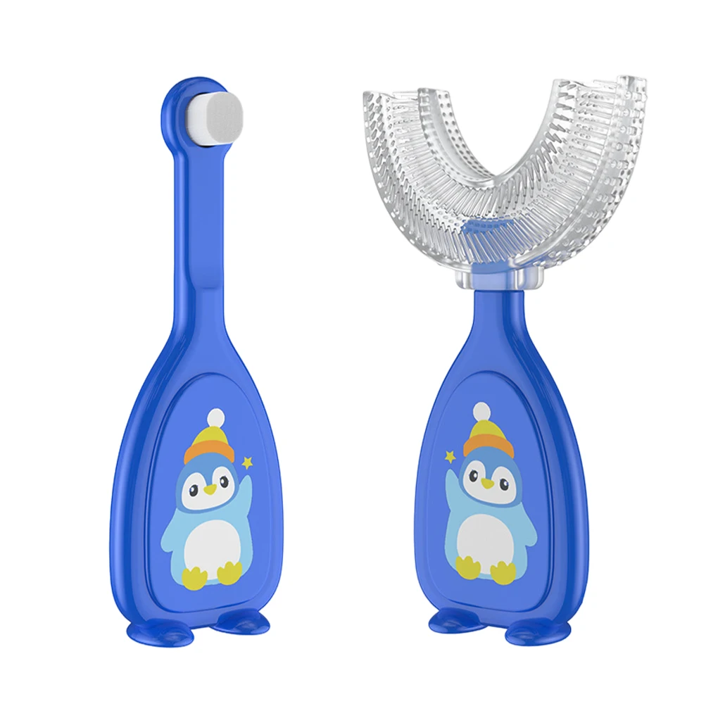 Children U Shape Toothbrush Kids Teeth Oral Care Cleaning Brush Soft