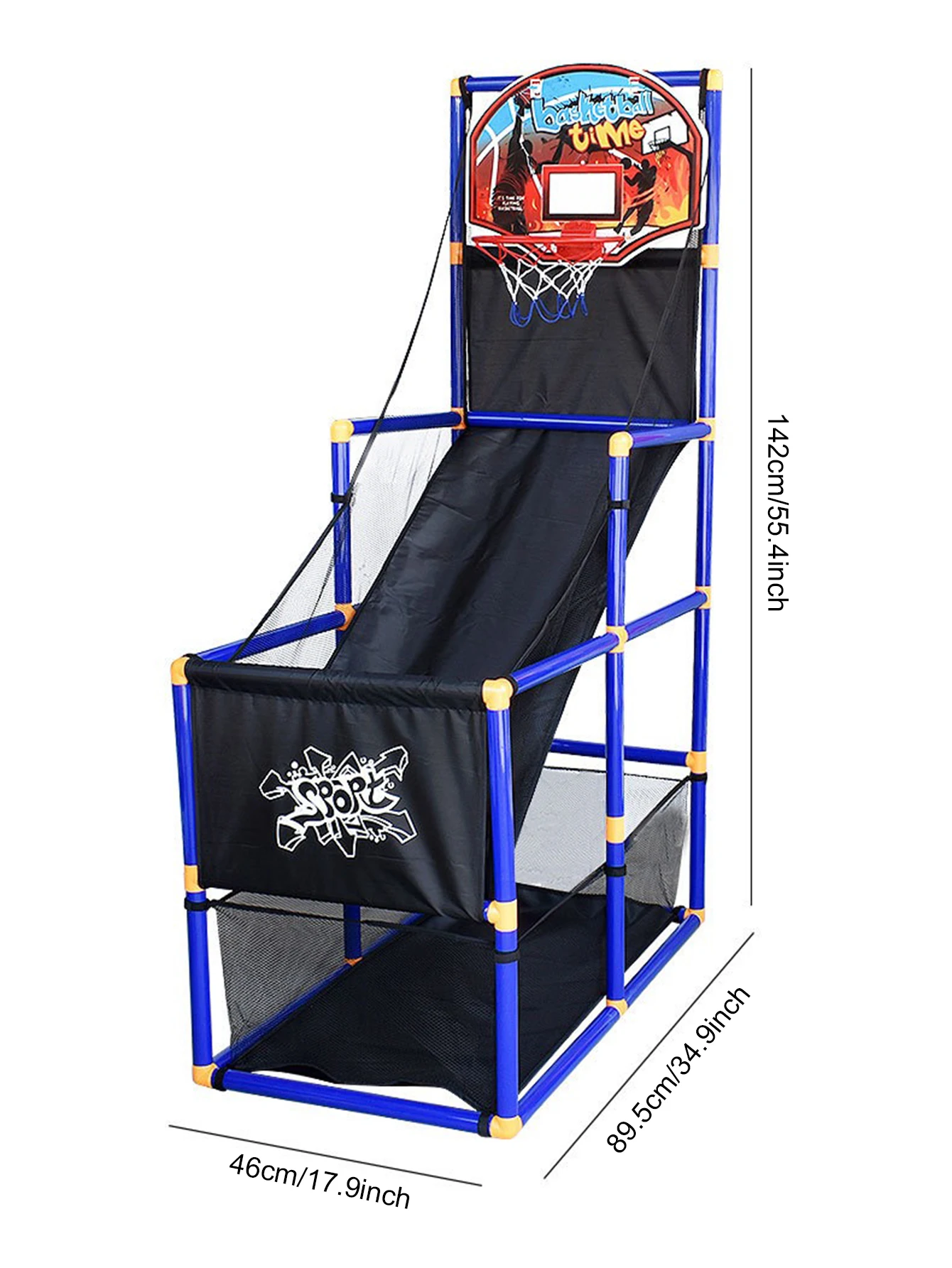 Children's basketball arcade game, children's shooting machine, indoor and outdoor toy basketball shooting system 6
