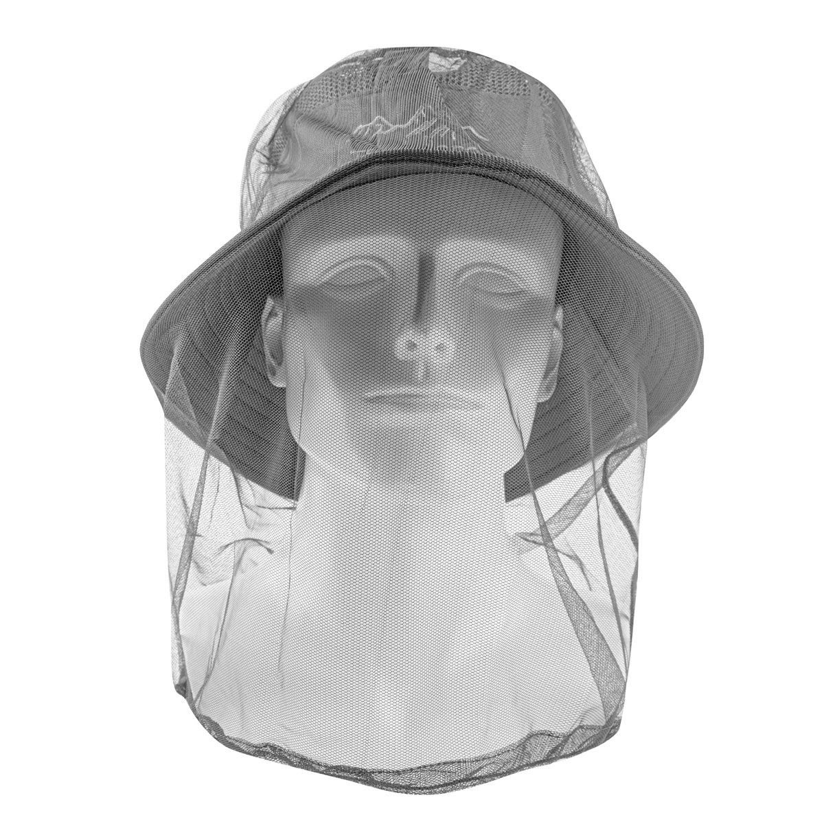 1Pc Ultra גדול & ארוך נוסף בסדר חורי רשת רך עמיד לטוס מסך פרימיום יתושים חרקים ראש נקי פנים מגן קמפינג כובע