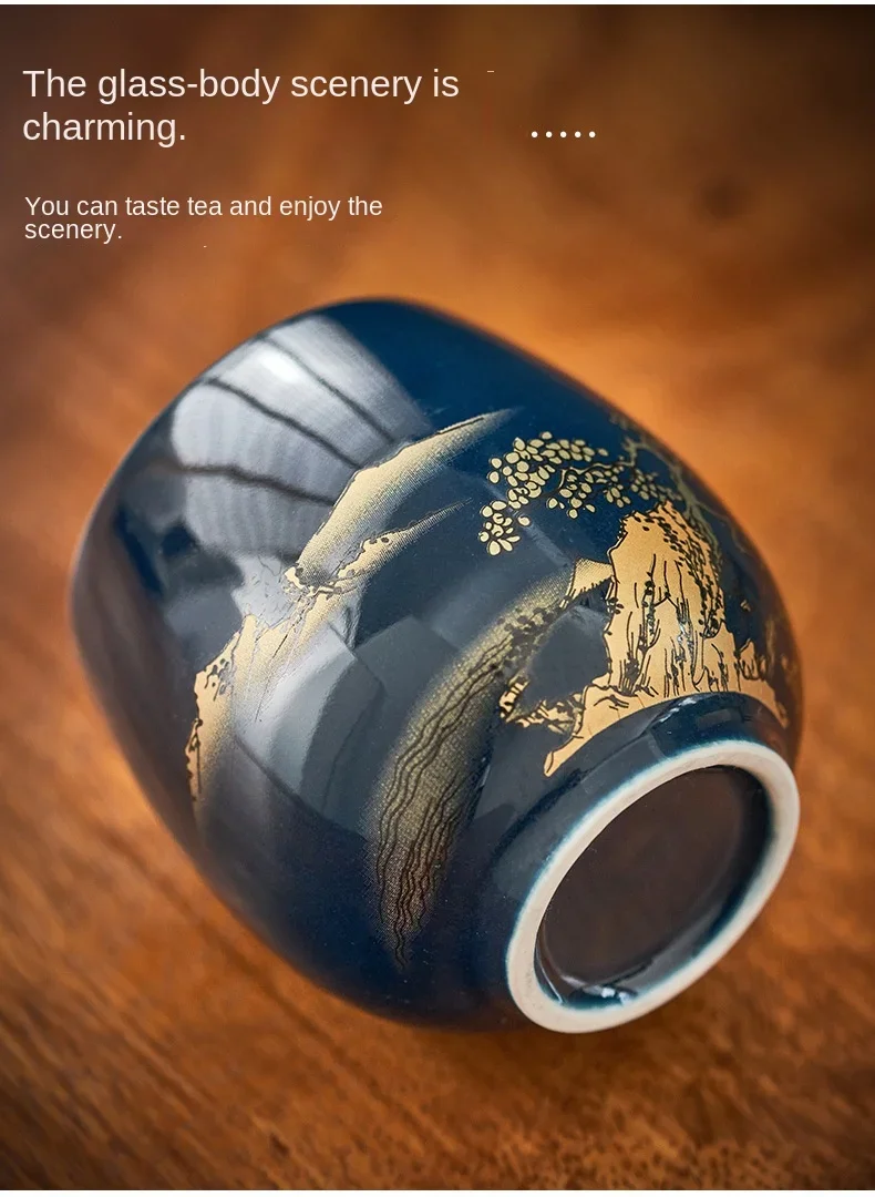 Elegant 180ml Japanese Ceramic Tea Mug