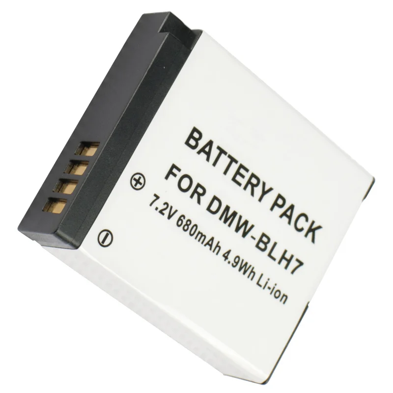 Panasonic DMW-BLH7 / DMW-BLH7E / DMW-BLH7PP accu (600 mAh, huismerk) Panasonic