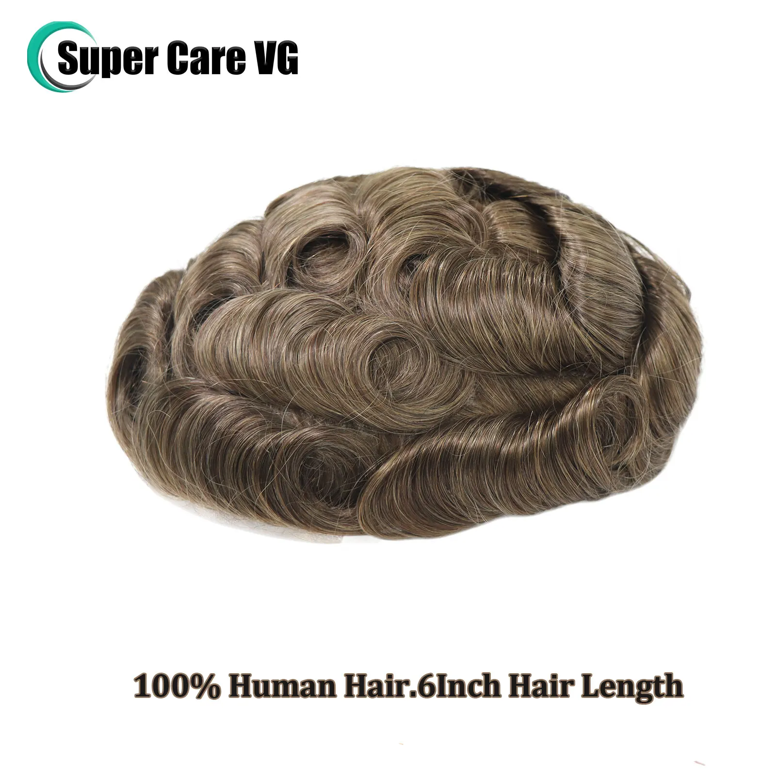 Human Hair Toupee for Men 6x8/8x10 human hair toupee