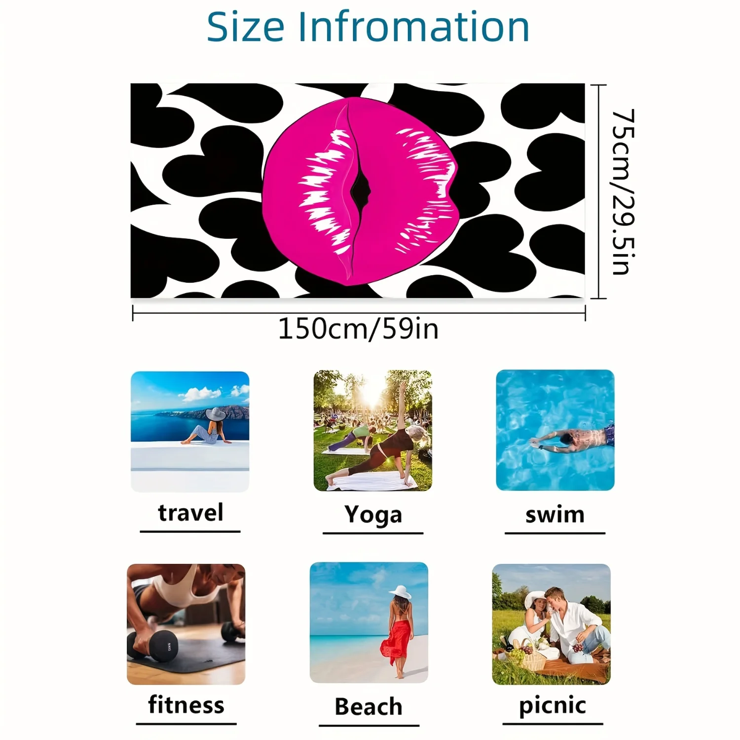 Luxurious Quick Dry Microfiber Beach Towel