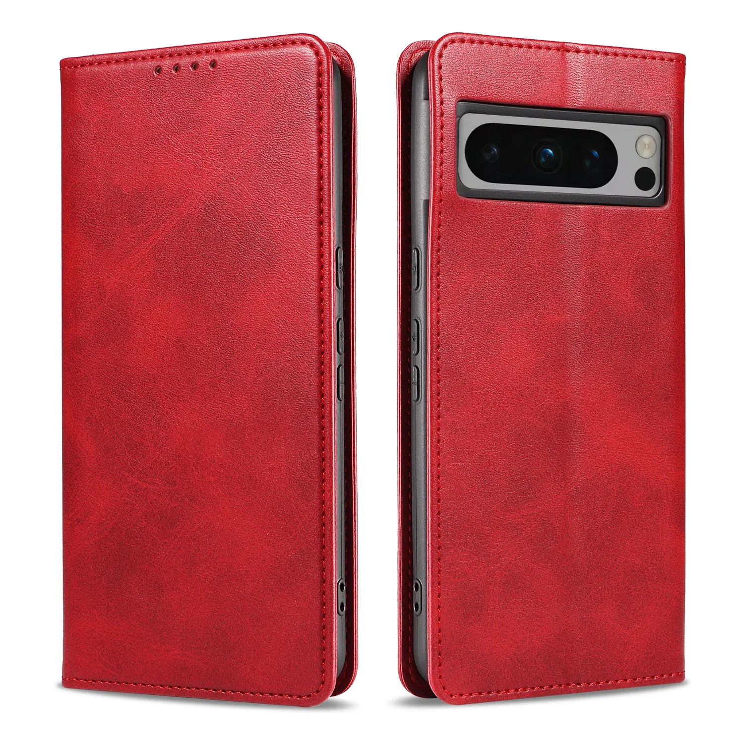 Luxury Leather Business Phone Case - Solid Soft TUP & Hard PC Cover