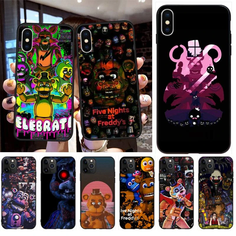 iphone xr waterproof case Fnaf Animatronics Phone Case For iphone 13 12 11 Pro Max Mini XS Max 8 7 Plus X SE 2020 XR Cover cute iphone 11 cases