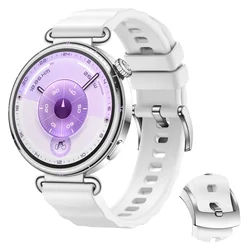 18mm Official Silicone Fashion Wave Bracelet - Xiaomi Watch S4 41mm (White)