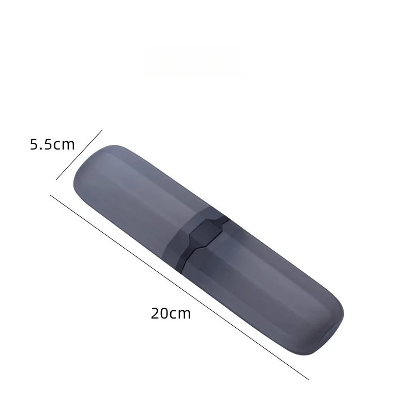 Toothbrush Storage Box Portable Toothbrush Box Home Travel Toothbrush Storage Holder Cover Simple Plain Protect Dust-proof Case Bathroom