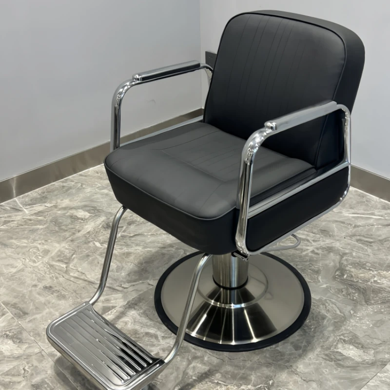 

Beautify Regulate Barber Chair Specific Hair Salon Barbershop Modern Simple Barber Chair Chaise Coiffeuse Salon Furniture QF50BC