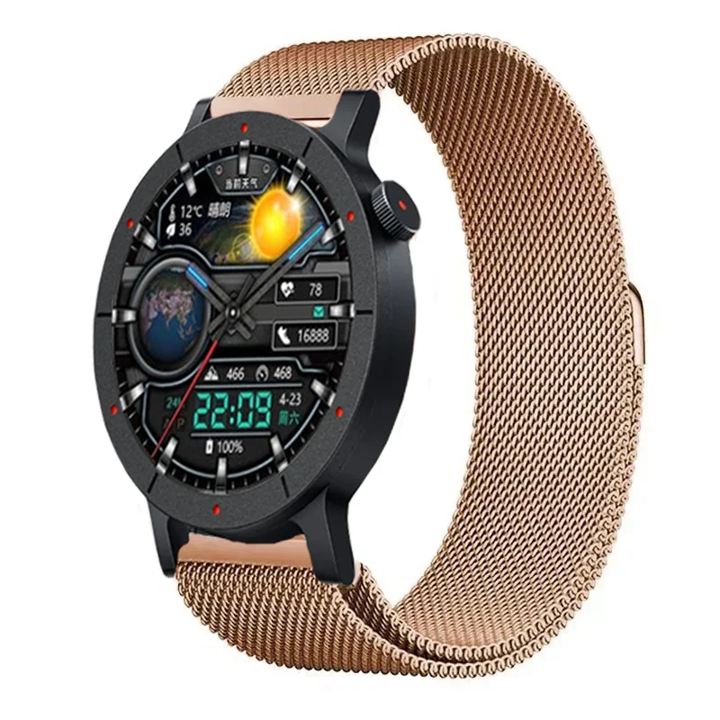 Milanese Magnetic Bracelet Sport Wristband – Breathable 22mm/20mm Strap