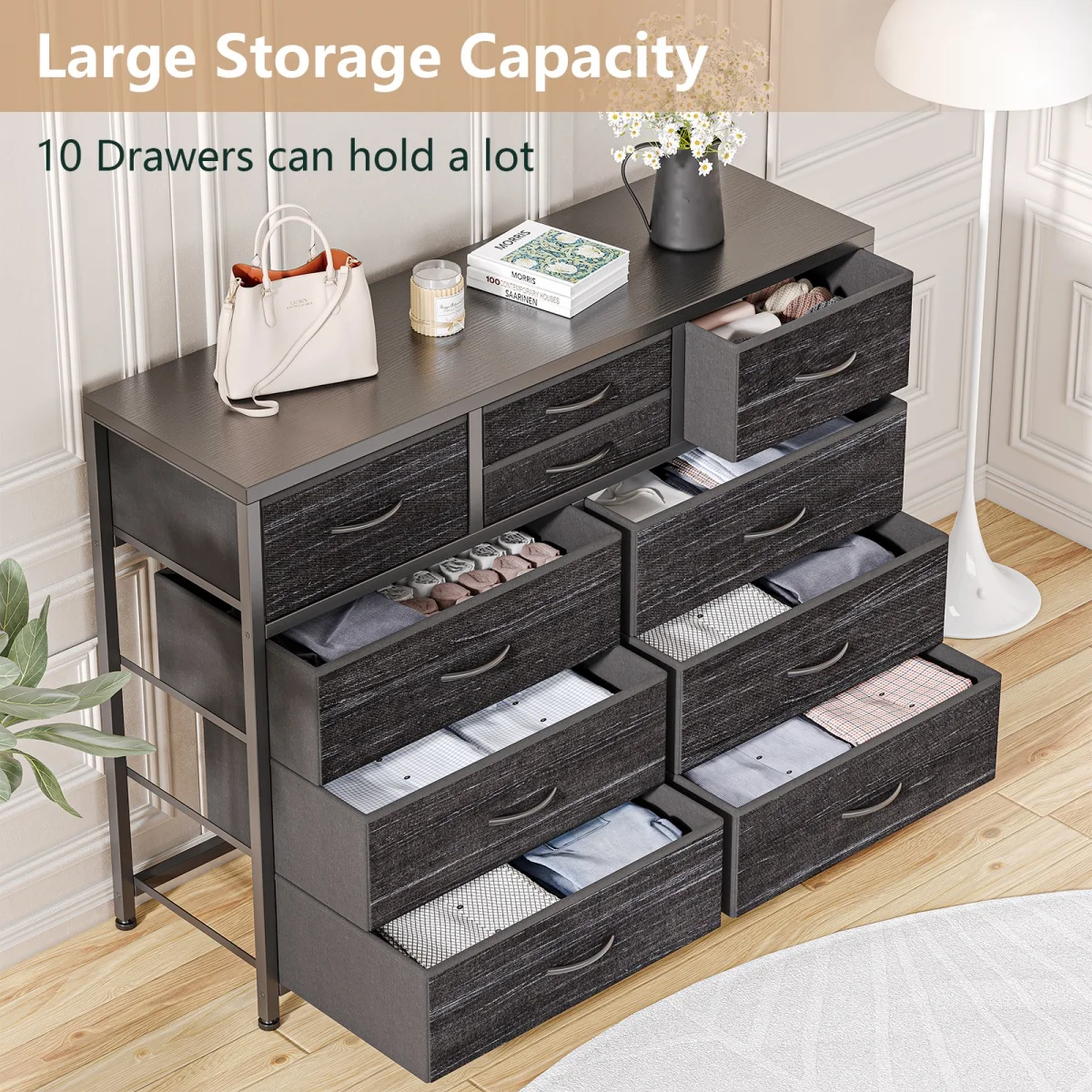 10-Drawer TV Dresser 3