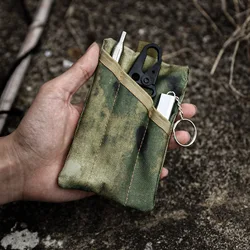 Bolsa de camuflaje para deportes al aire libre, cartera táctica de estilo militar, para correr, portátil, almacenamiento de herramientas EDC
