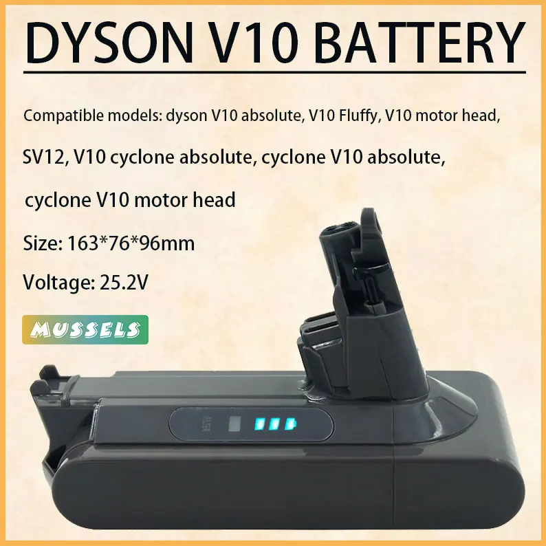 Lithium replacement battery for 25.2v 