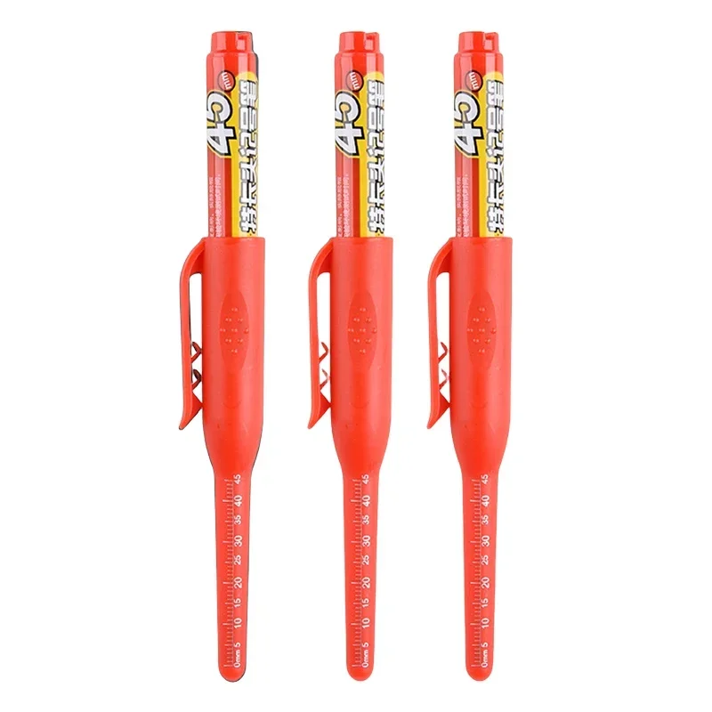 Deep Hole Multi-Purpose Waterproof Marker Pen for Woodworking and Metal