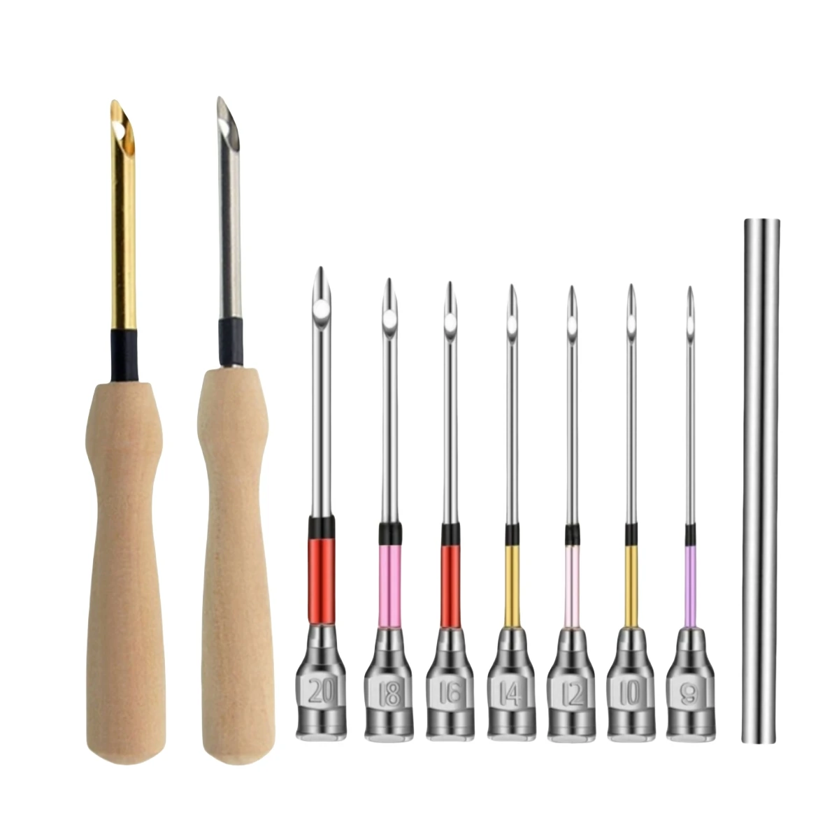 Kit De Bordado Mágico Con Aguja Perforadora | Set Completo Para Principiantes | Crea Alfombras Y Cuadros DIY