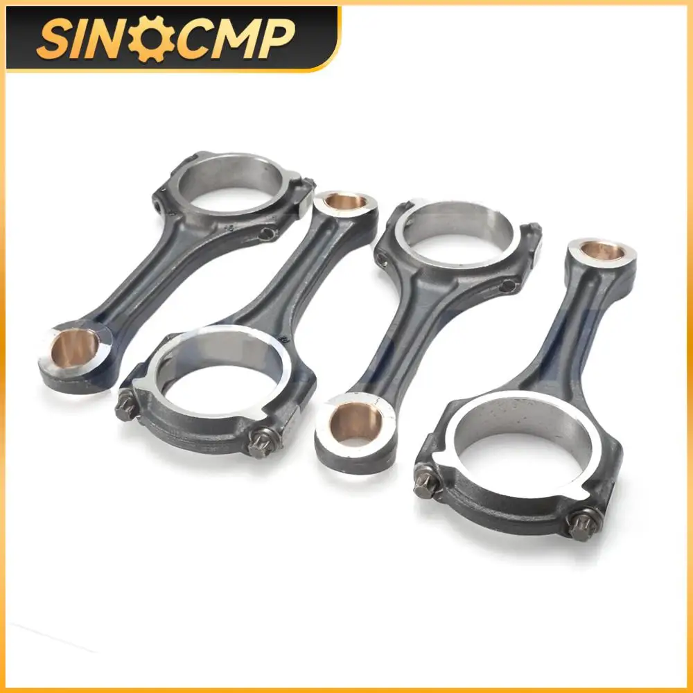 

4Pcs Connecting Rod Set for Mercedes-Benz C200 C260 Infiniti 2.0 I4 Turbo M274 M270 M264 2740303400 2740300020 2740300220