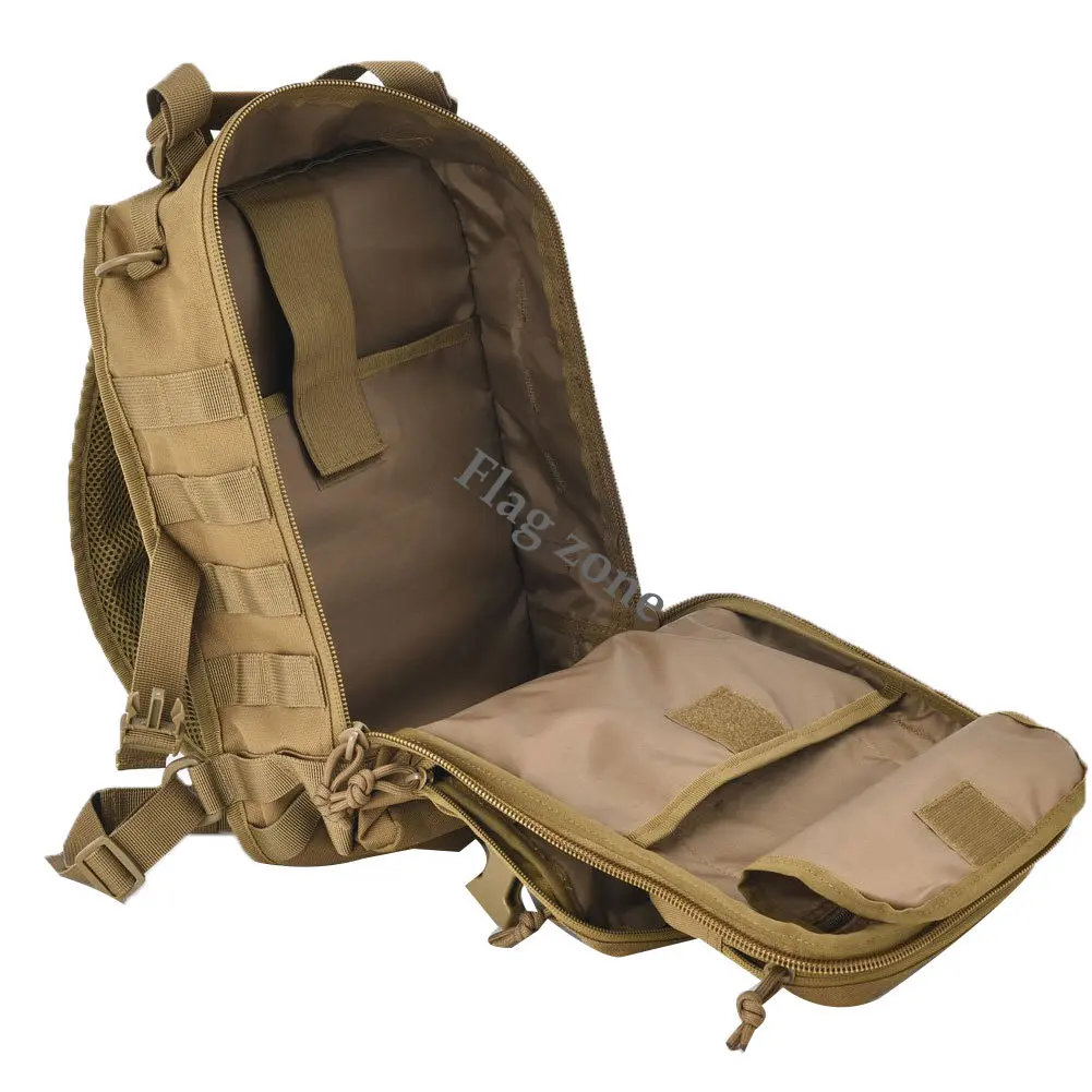 10L Shoulder Bag Hunter Molle Tactical Bag Large Capacity Backpack Travel Pack Crossbody Bag Outdoor Camping Hunting Bag Camo 6