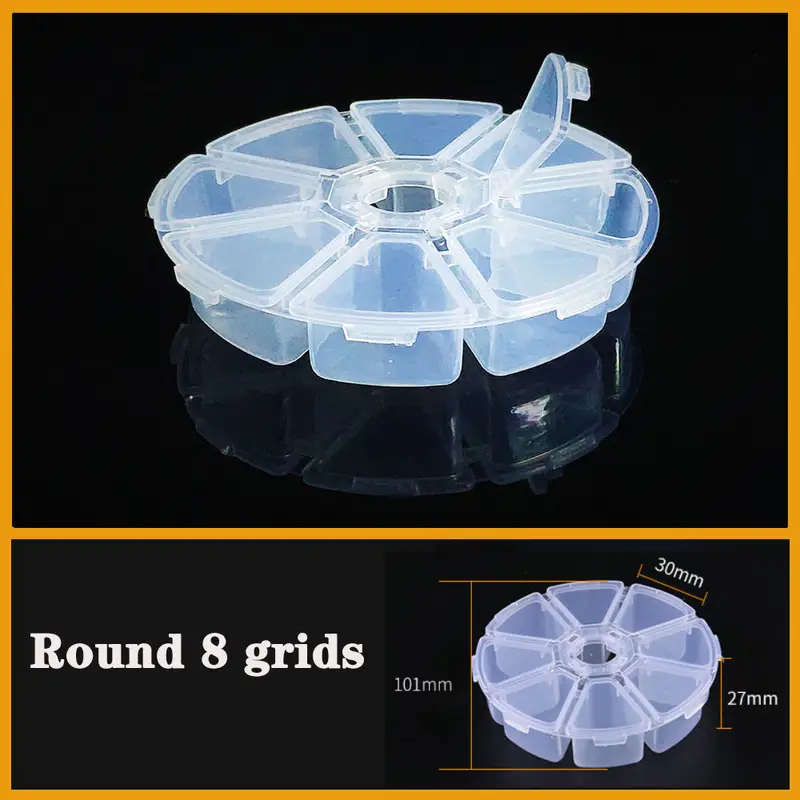 Transparent Plastic box Screw Compartment Box Jewelry Earring Display Case Container Clear Terminal Organizer Tool Storage boxes - Image 12