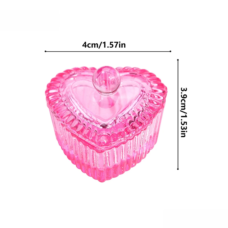 Manicure tools Nail tools Aurora Colorful Nail Art Glass Brush Cleaning Glass Cup Powder Crystal Dish Wash Pen Bowl with Lid Manicure Holder Salon Tool