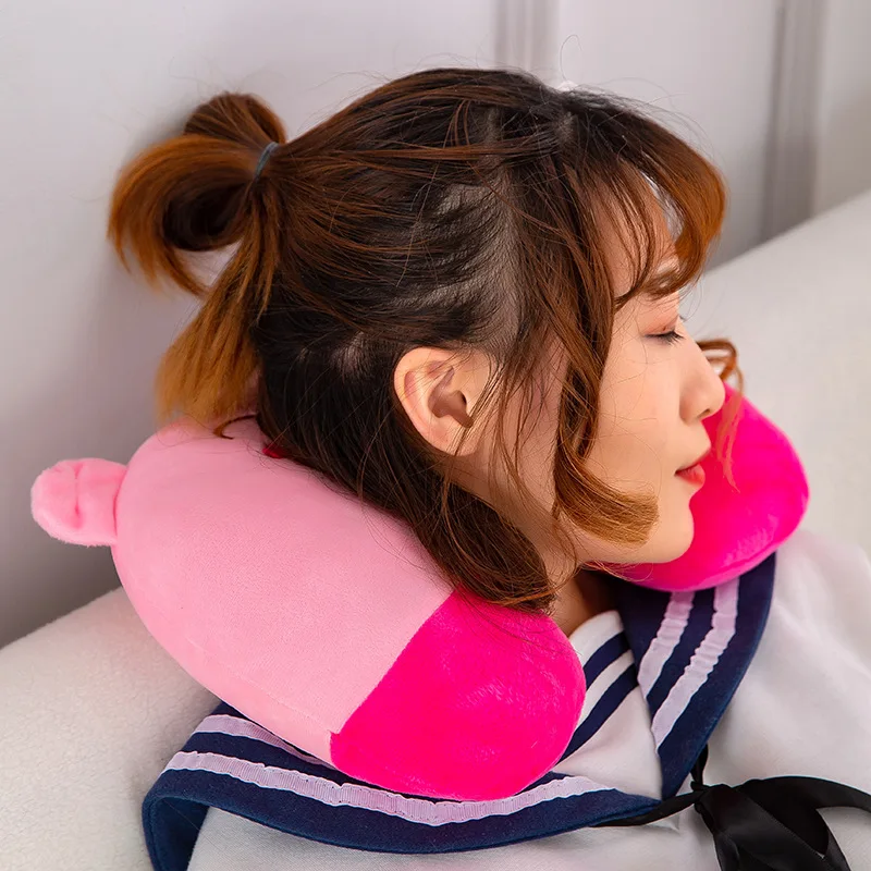 

Cartoon Kids U-shaped Pillow Plush Neck Pillow Nap Pillow Lunch Break Pillow Cervical Pillow Travel Pillows for Children