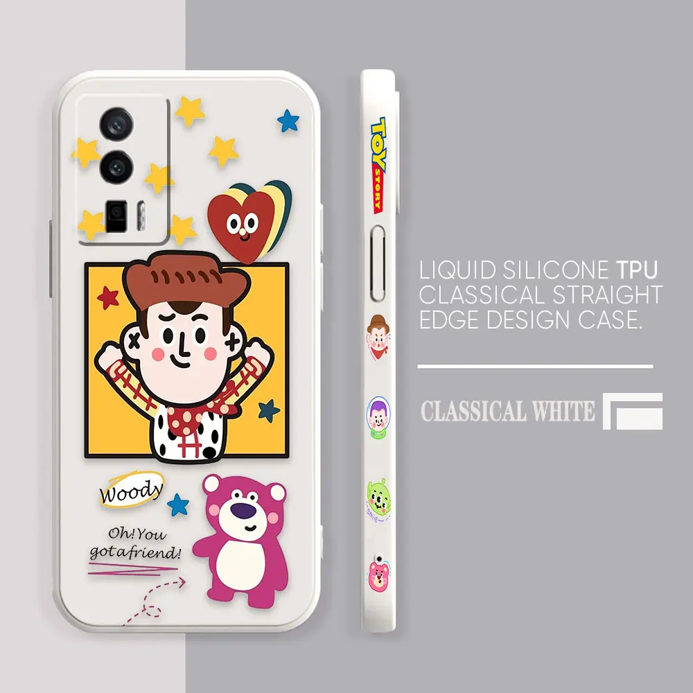 thumbnail image 1 of Case For Redmi K60E K60 K50 K40S K40 K30 9A 9 8A 8 10 Pro 4G 5G Colour Simple Liquid silicone Case Cartoon Funny Toy Story Mania, 1 of 5