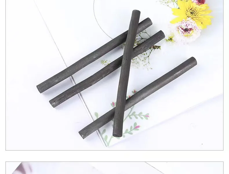 4pcs/lot Charcoal Bar Sketch Drawing Charcoal Carbon ultra-thick Painting Details Processing Art School Supply