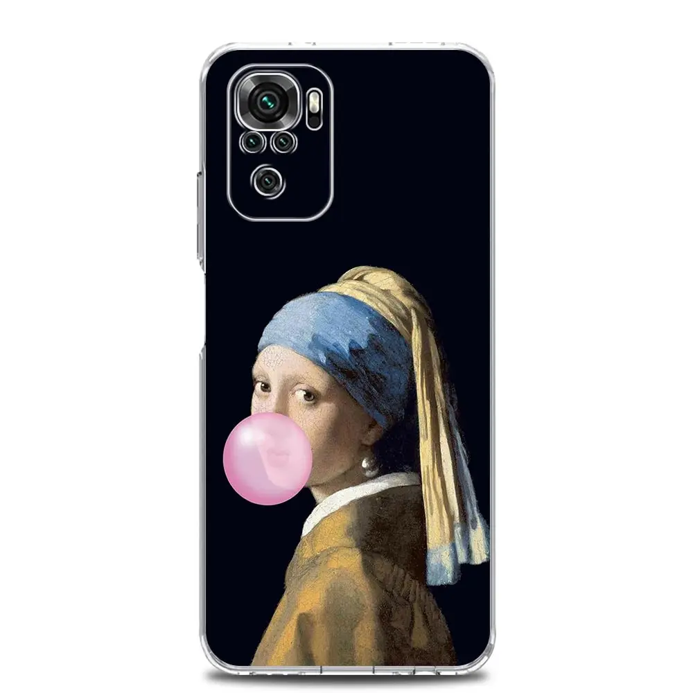 Artistic David & Mona Lisa Design Phone Case Cover