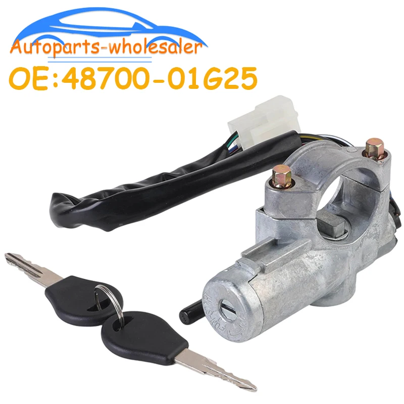 Car LHD Ignition Switch Door Lock Cylinder 48700 01G25 4870001G25
