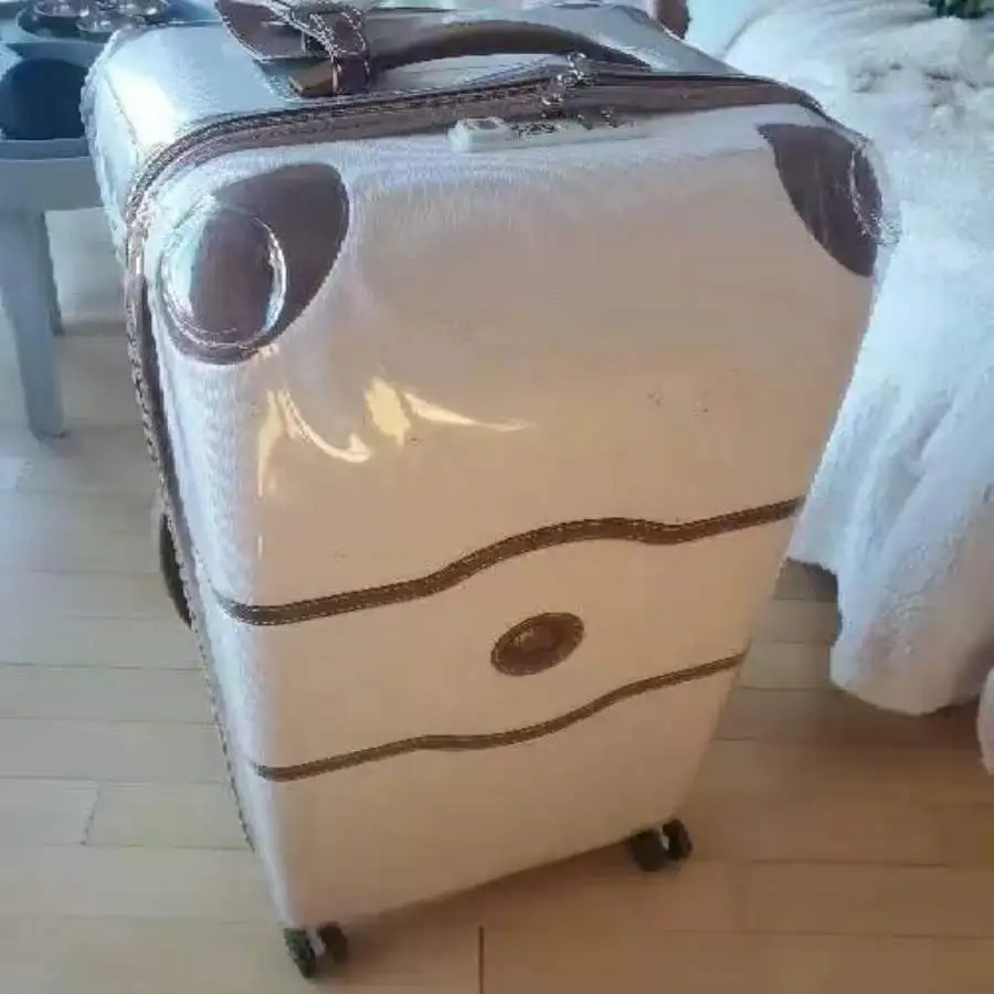 Transparent Cover for Delsey Chatelet Air Suitcase Protector with Zipper Luggage Case Customized Not Include Suitcase 5