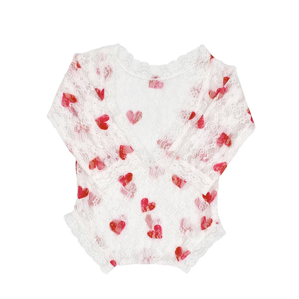 hand & footprint makers at home	 Baby Romper Photography Props Clothing Lace Flowers Heart-shape Embroidery V-neck Outfits Newborn Rose Jumpsuits For Girls disney world baby souvenirs	