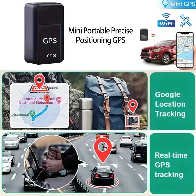 Mini Portable Precise Positioning GPS Locator GPS Tracker Strong Magnetic Car Tracking Anti-Lost Anti-Theft Equipment