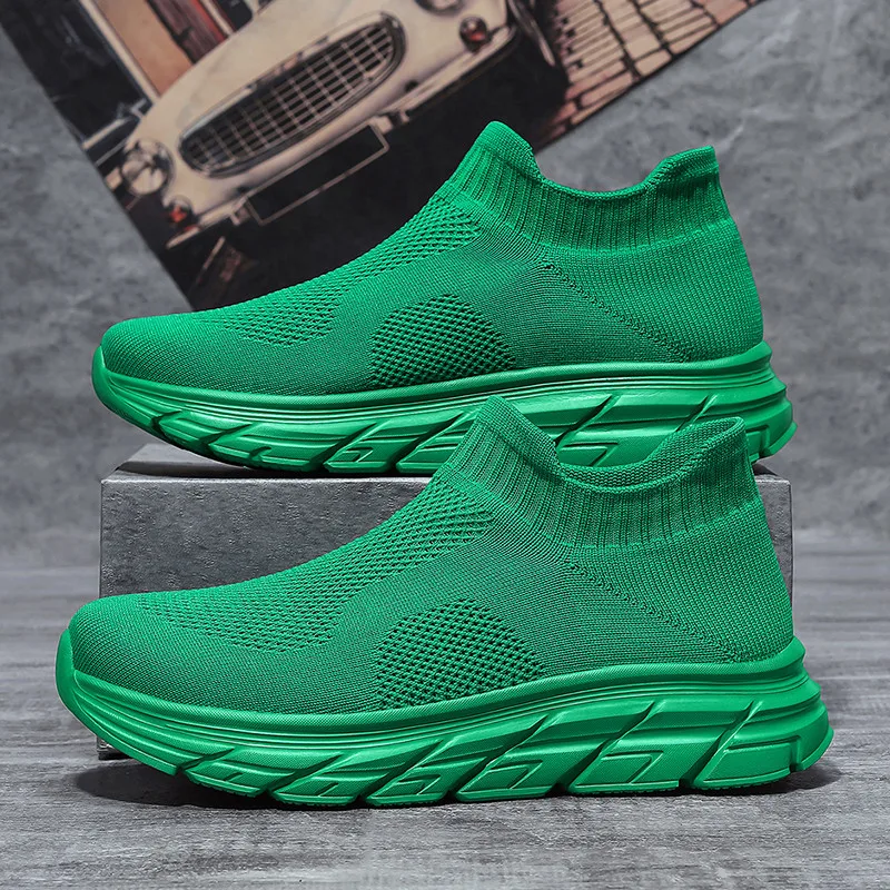 Men Women Sock Sneakers Breathable Slip On jogging Shoes Lightweight Socks Trainers Sports Shoes