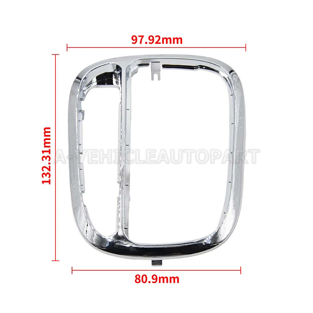 Neu für Mercedes-Benz C-Klasse W203 S203 C203 CLK C209 A209 Mittelkonsole Schalthebelblende Abdeckrahmen A2032671988 Autozubehör – Detail 4