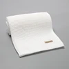 Baby Blankets 90*70cm Knitted Newborn Boys Girls Stroller Swaddle Wrap Infant Netural Crib Cellular Toddler Throwing Quilts Mats 2