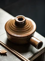 Casserole de Leurs oût avec couvercle, poterie d'aldéhyde, petite marmite à micro-ondes, claypot domestique, bouillie de riz, marmite à soupe haute température 3