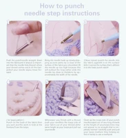 GATYZTORY Punch Needle Kit Sunset Scenery Cross Stitch Diy Embroidery Rug Punch Craft Supplies Painting Wall Decor Diy Gift 2