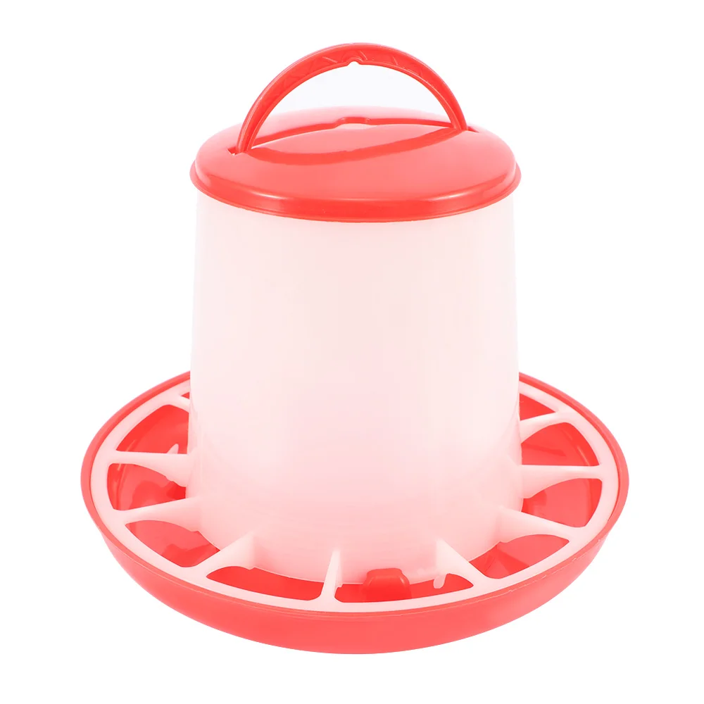 Poultry Feeders Plastic 1.5Kg Reusable Chick Hen Quail Pigeon Feeding Watering Tool Farm Animal Supplies poultry feeder