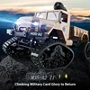 Fy001 4wd Remote-controlled Military Truck Heavy-duty Climbing Off-road Vehicle With Camera Simulation Rc Military Truck Toy 1