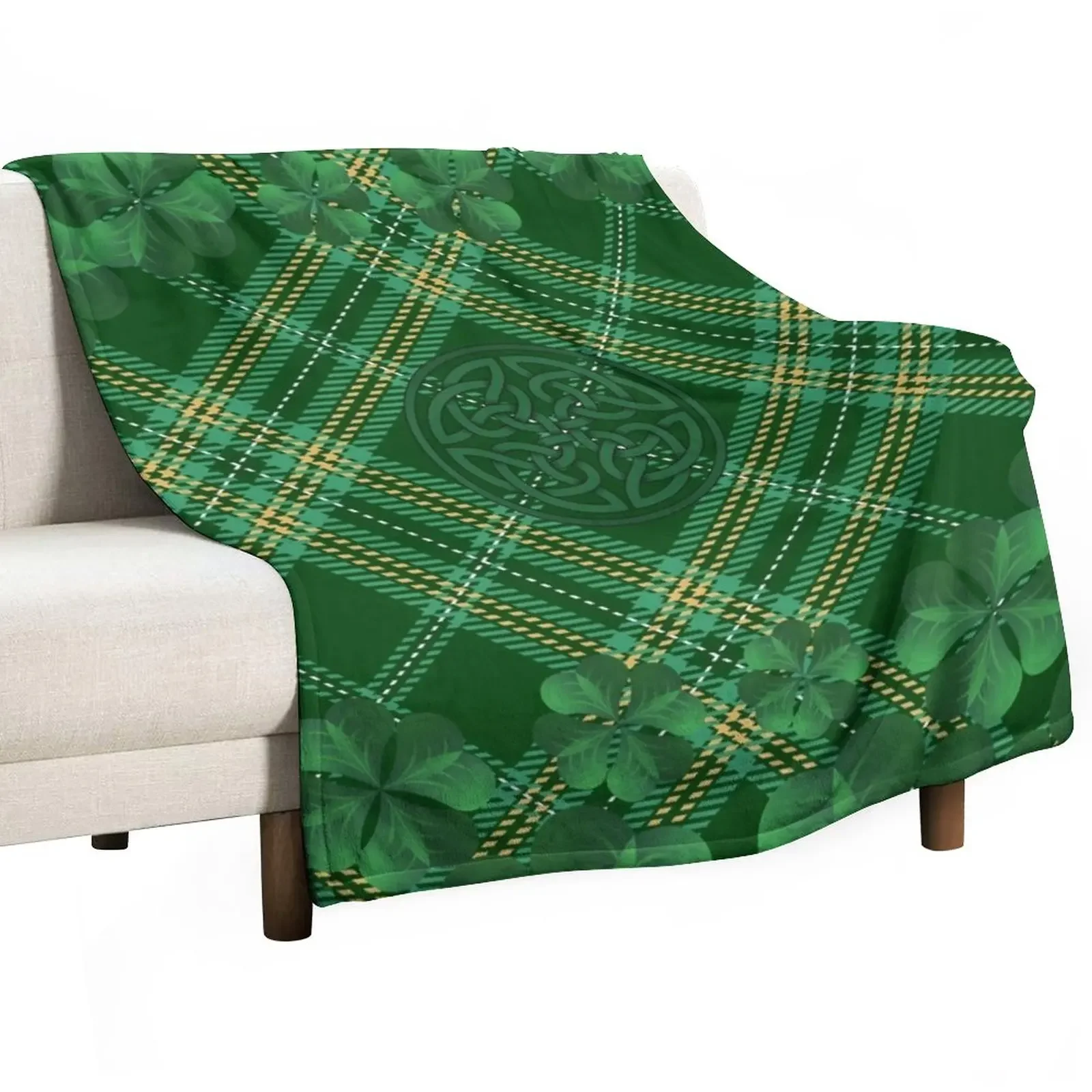 

New Irish Tartan Throw Blanket Hairys Weighted Soft Blankets