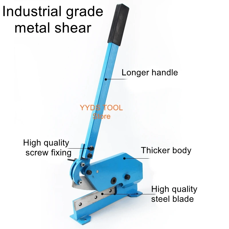 

8 inch copper, iron and aluminum sheet steel guillotine steel strip scissors iron shear stainless steel plate shear machine