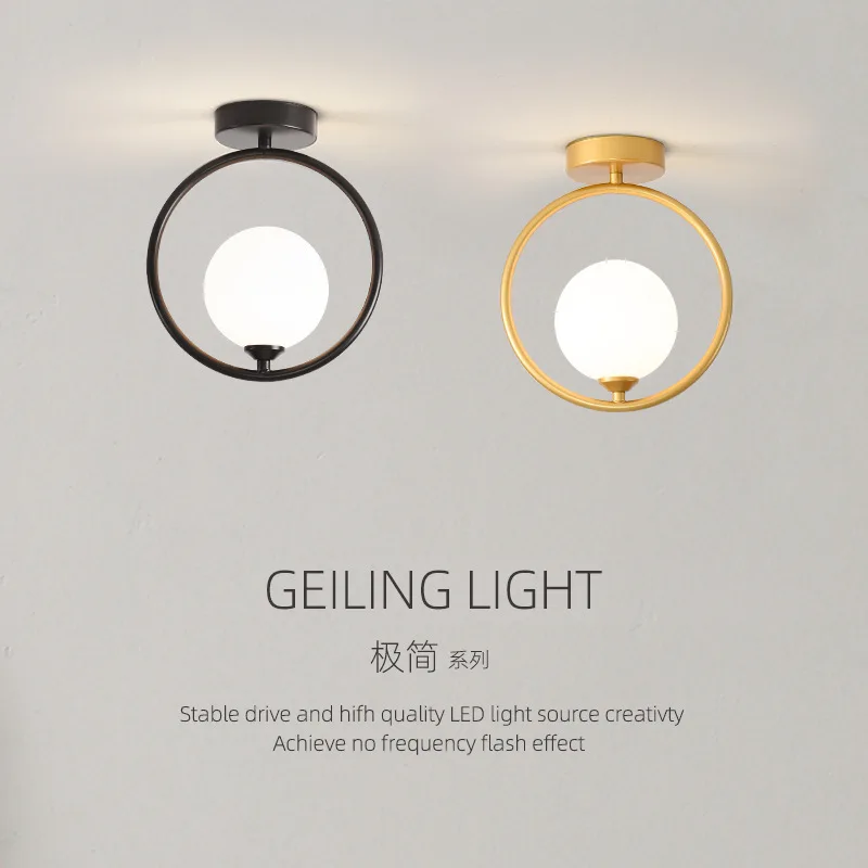 

Corridor ceiling light Simple modern entrance hall porch light Nordic creative balcony light Corridor light