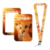 Disney The Lion King Simba Neck Strap Lanyard Anime Boys Card Cover Cartoon Badge Holder ID Card Students Hang Rope Gift 5