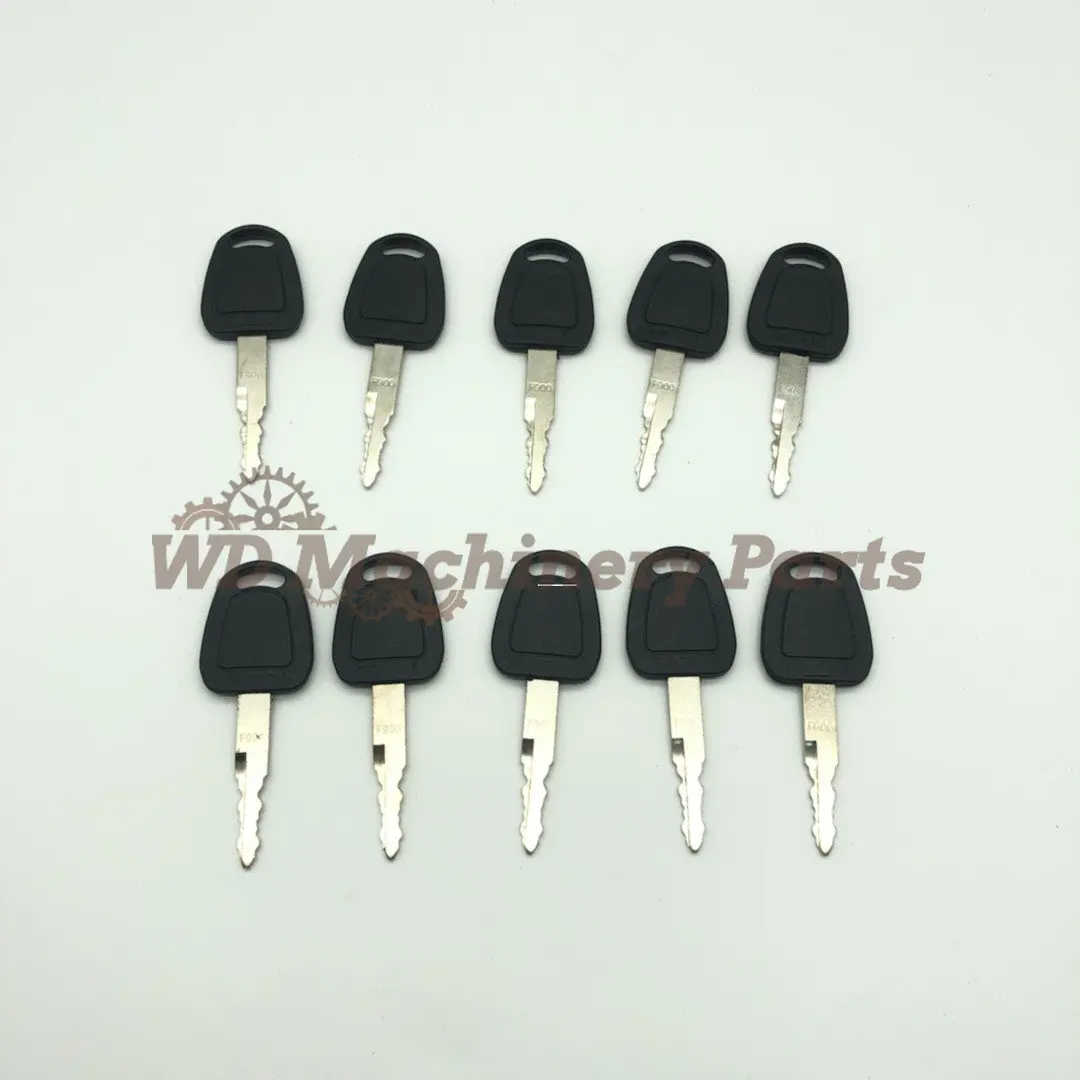 

10 шт., ключ замка зажигания для экскаватора Doosan Daewoo DX80