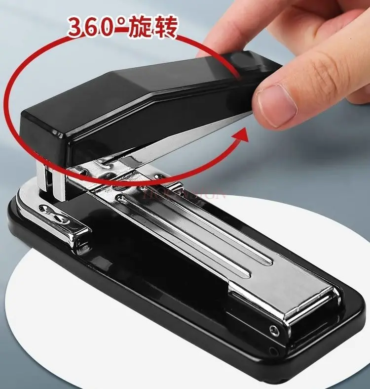 회전식 노동 절약형 스테이플러, 학생 홈 오피스 스테이플러, 다기능 두꺼운 중간 솔기 스테이플러